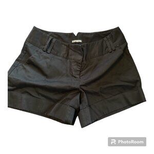 Express Women's Black Cuffed Dress shorts size 6